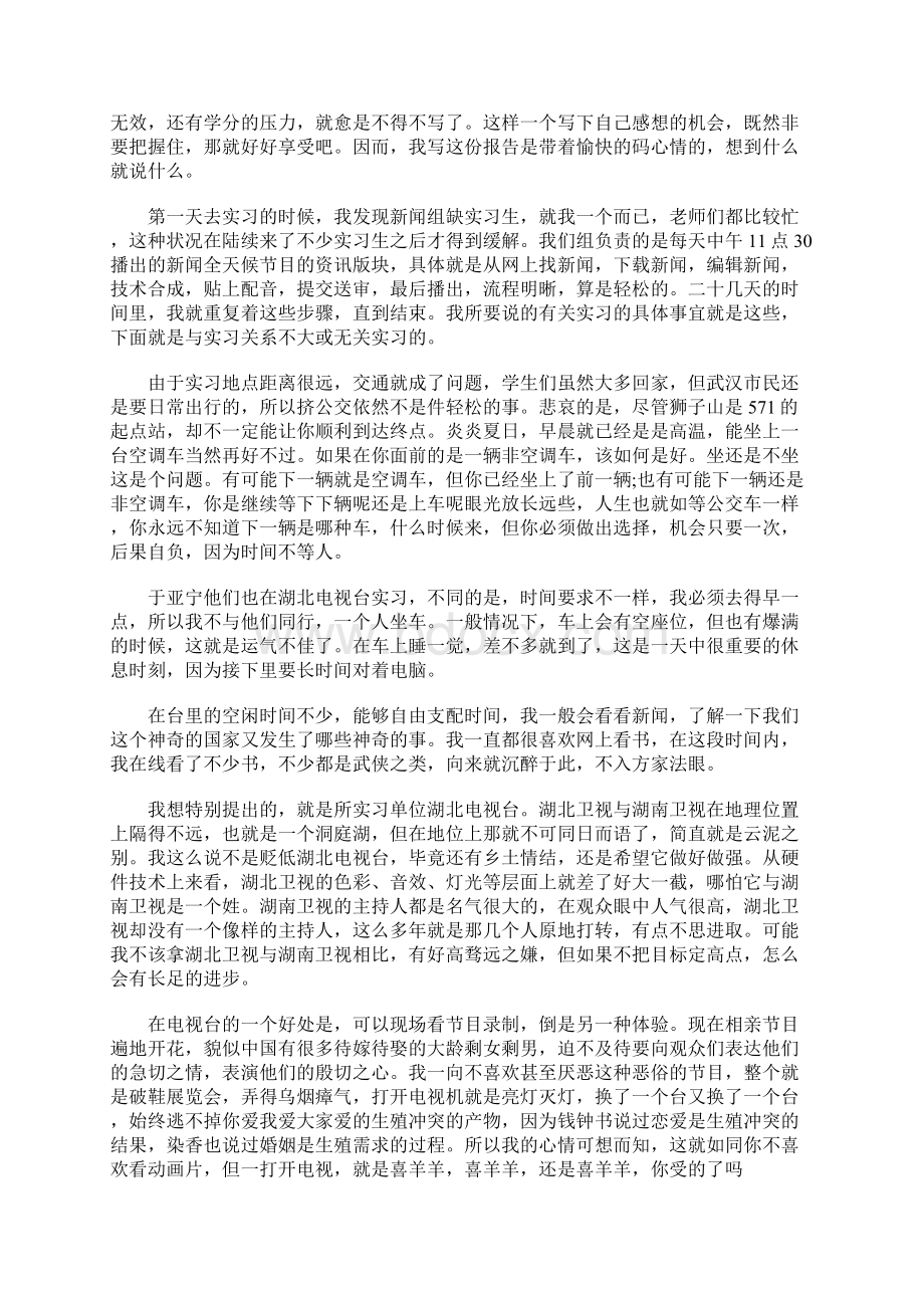 电视台社会实践报告范文4篇.docx_第3页