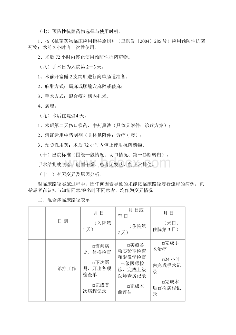 混合痔中医临床路径Word文件下载.docx_第3页