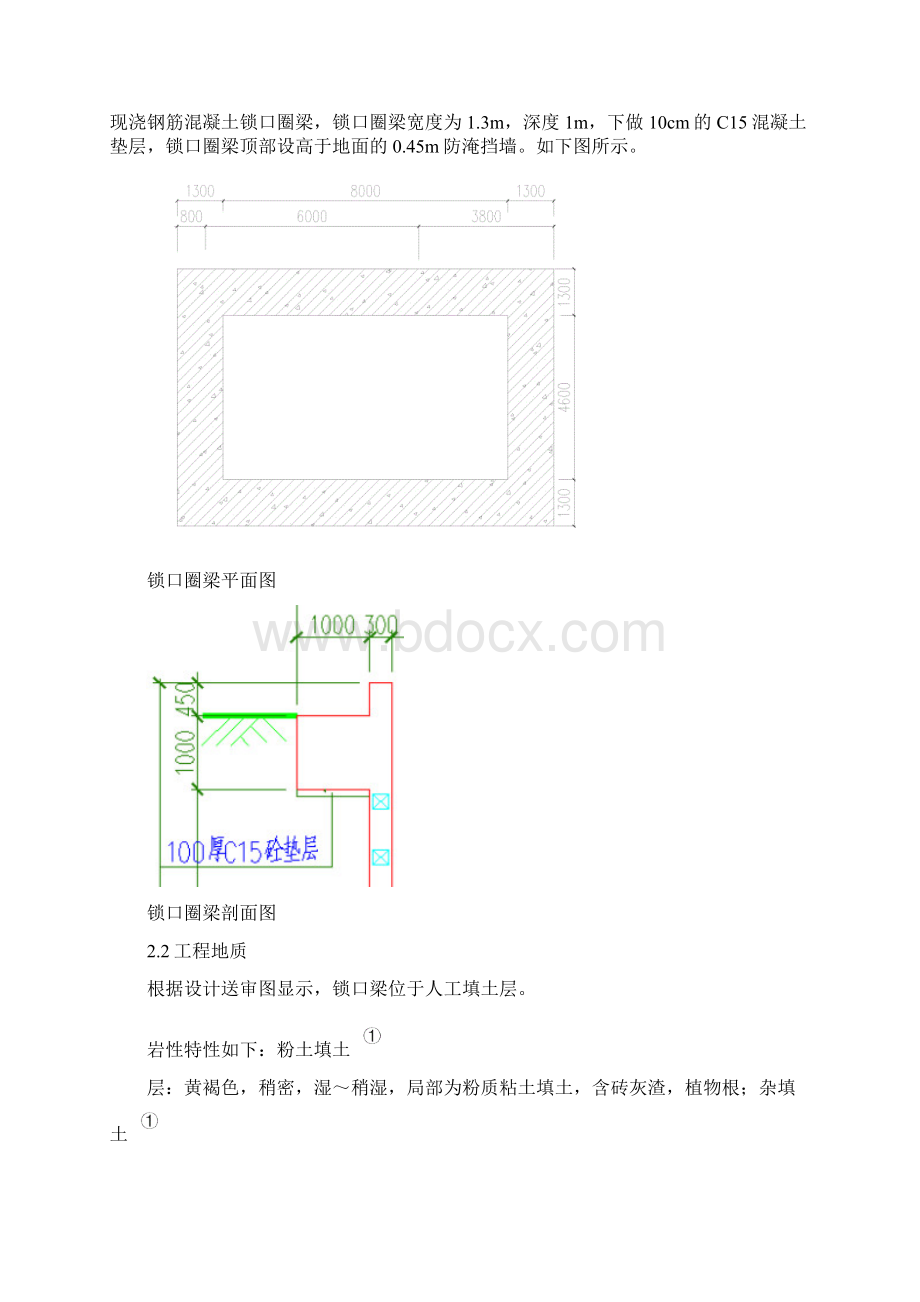 暗挖竖井锁口圈梁施工方案.docx_第2页