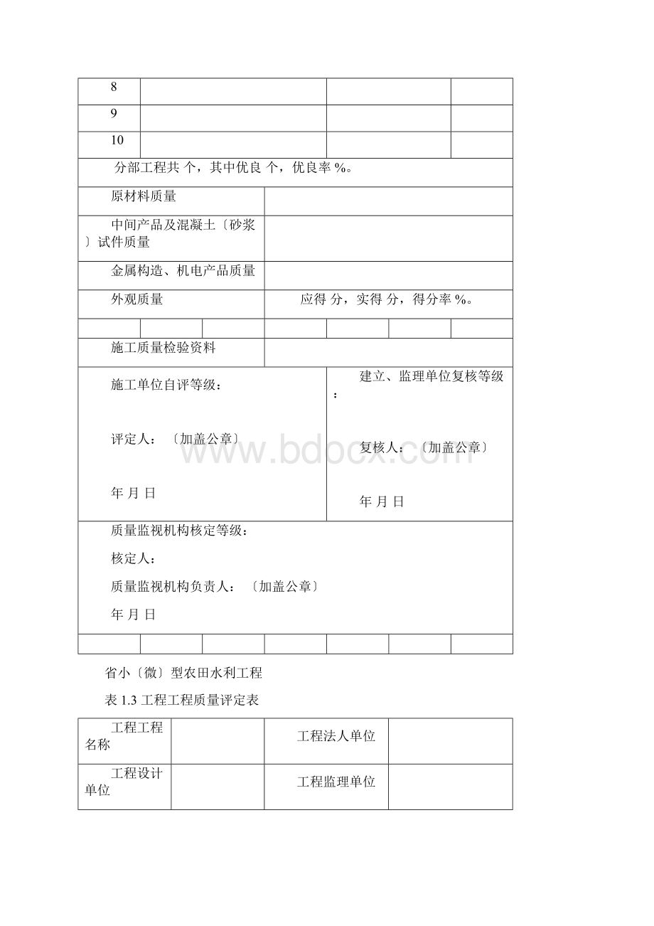 小微型农田水利工程施工质量检验及评定规程.docx_第3页