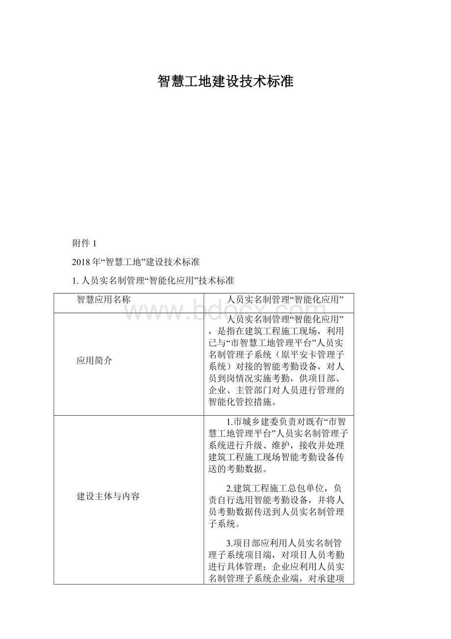 智慧工地建设技术标准.docx_第1页