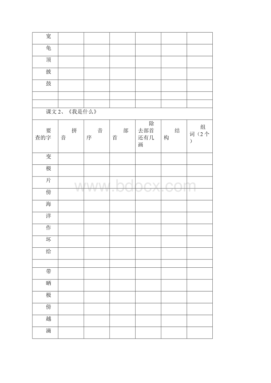 最新部编版二年级上全册生字查字典.docx_第2页