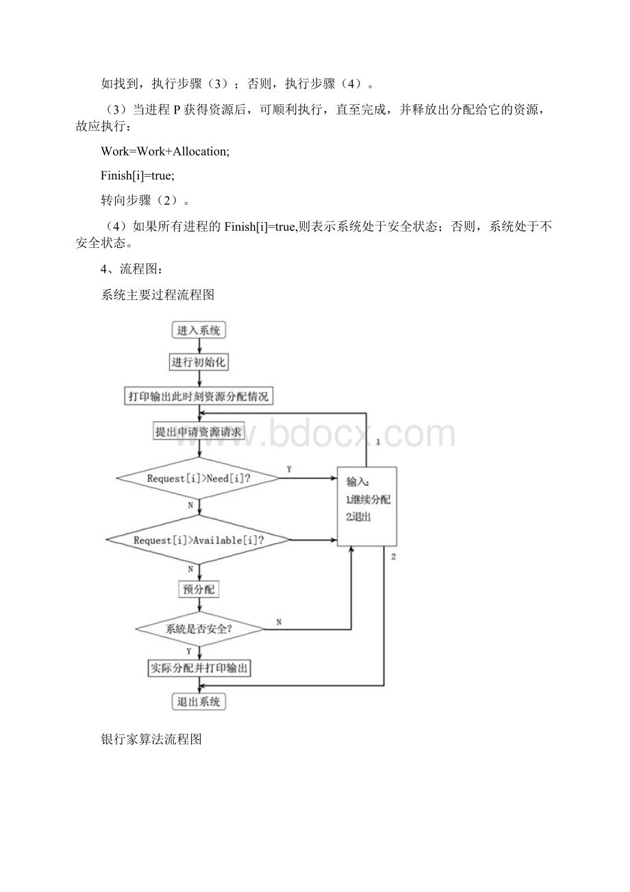 银行家算法实验报告Word格式文档下载.docx_第2页