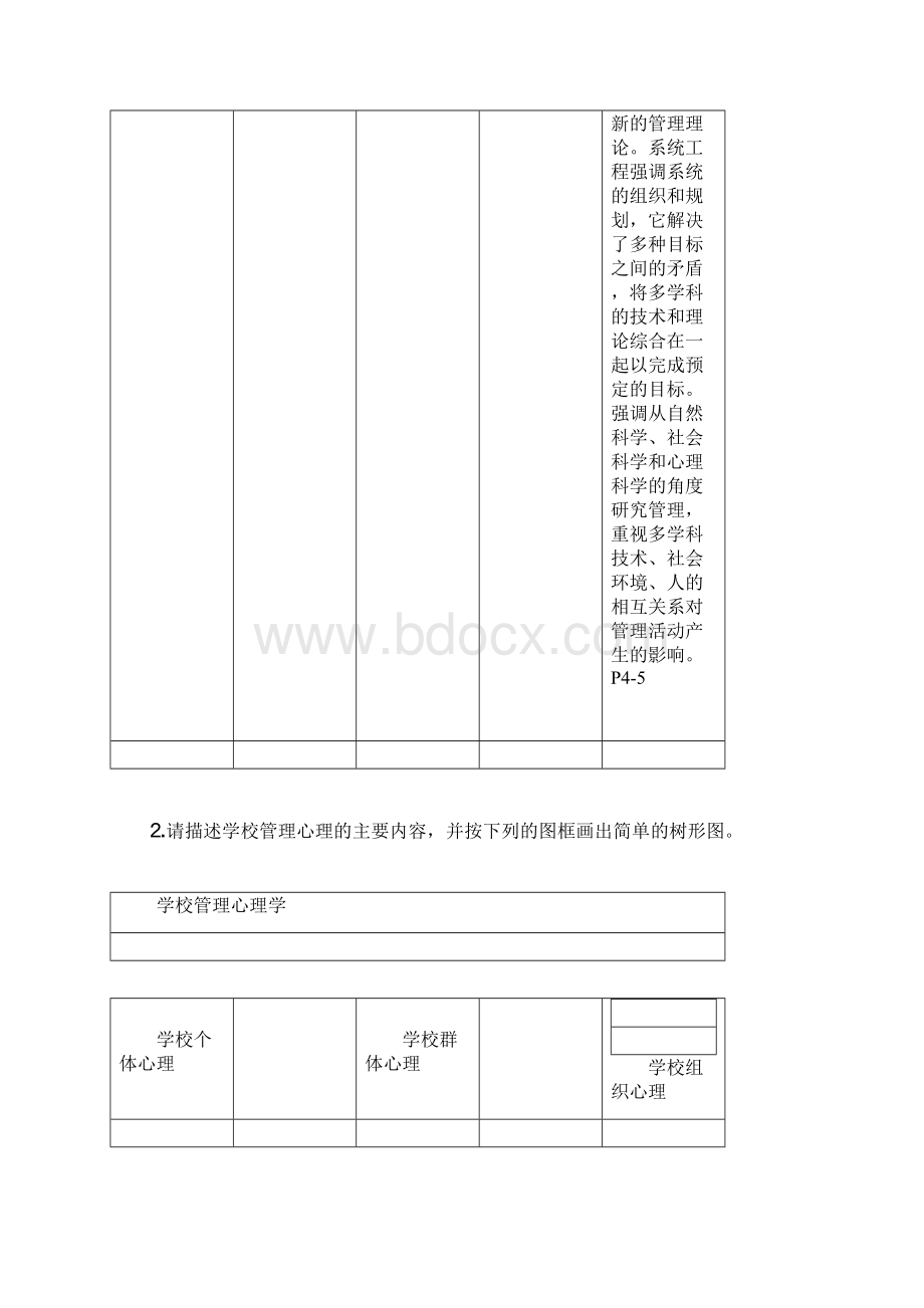 绩效考核学校管理心理学形成性考核册全部答案Word格式.docx_第3页