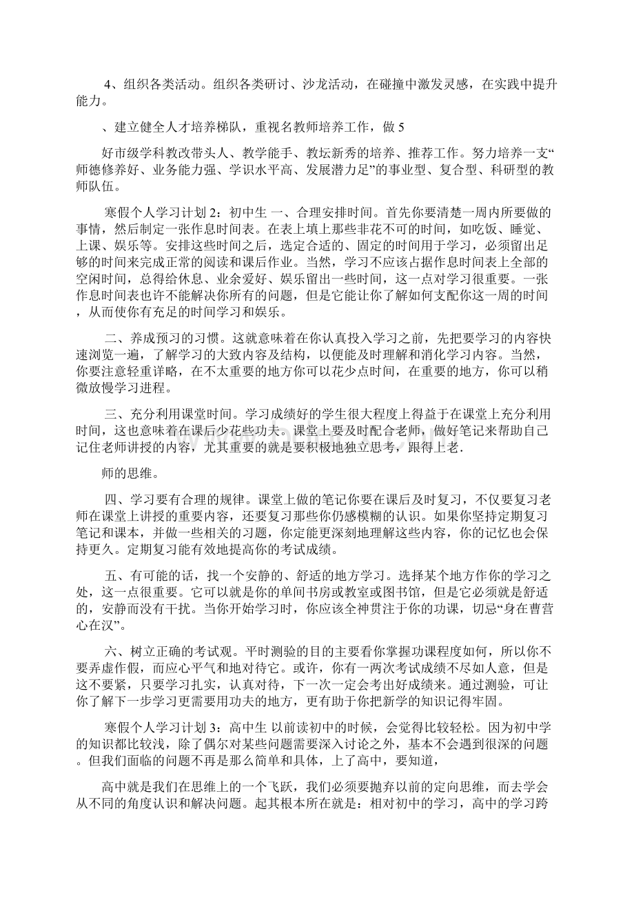 寒假个人学习计划.docx_第2页