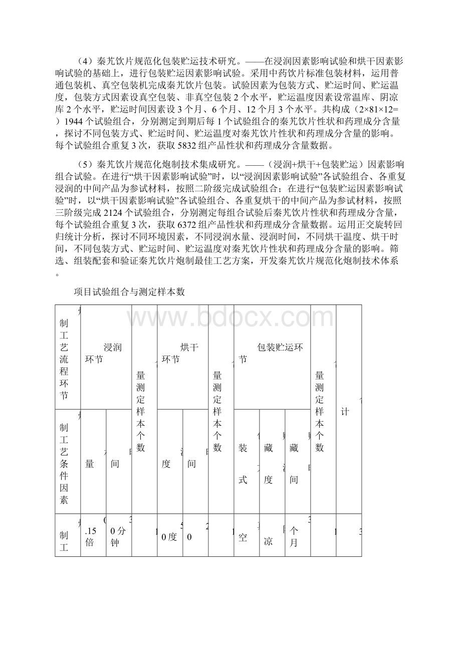 秦艽规范化炮制技术研究项目试验研究实施方案DOC 37页完美优质版Word文件下载.docx_第2页