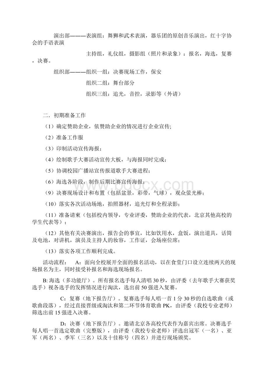 北京体育大学第四届校园十佳歌手大赛策划案.docx_第3页