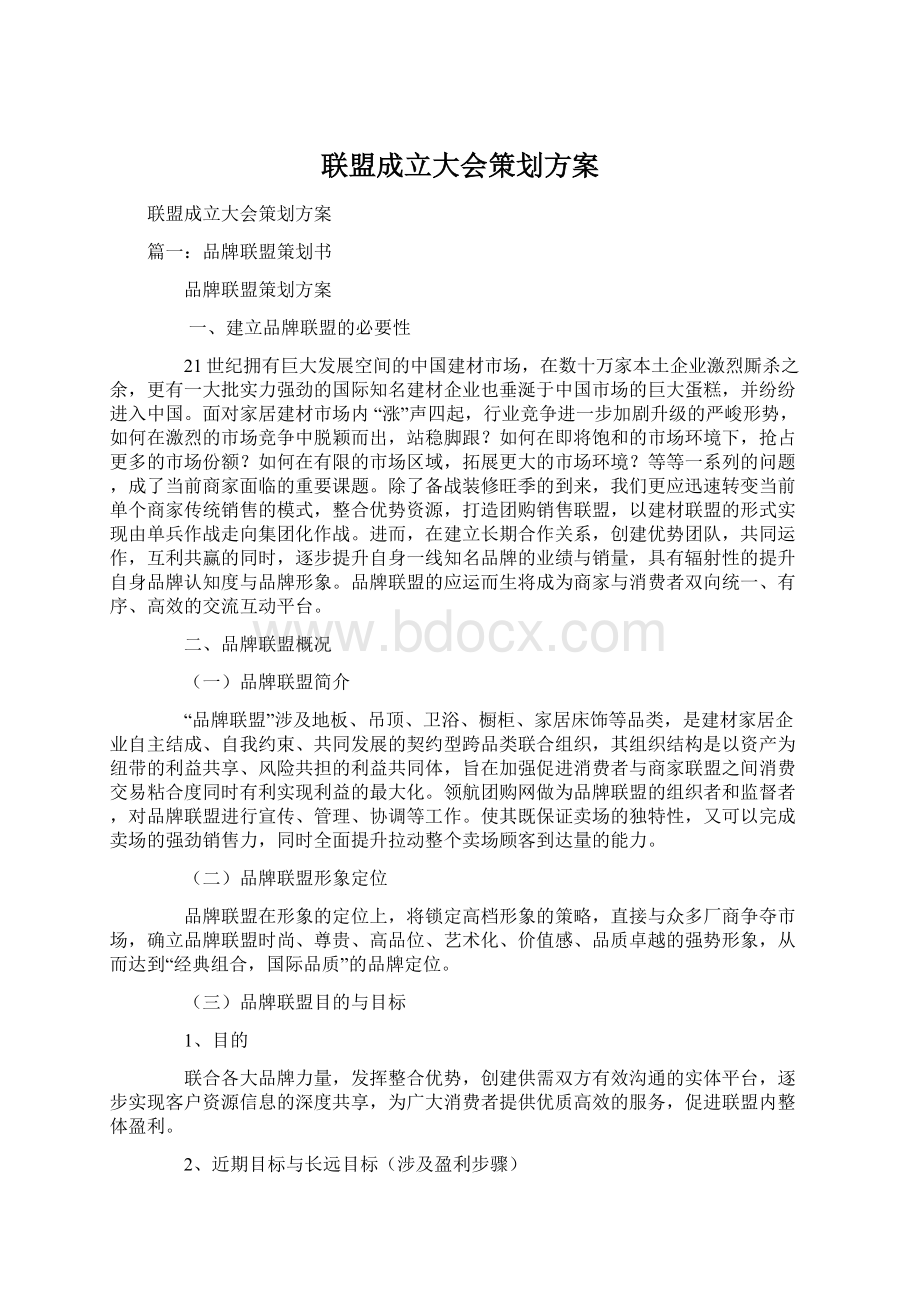 联盟成立大会策划方案Word下载.docx