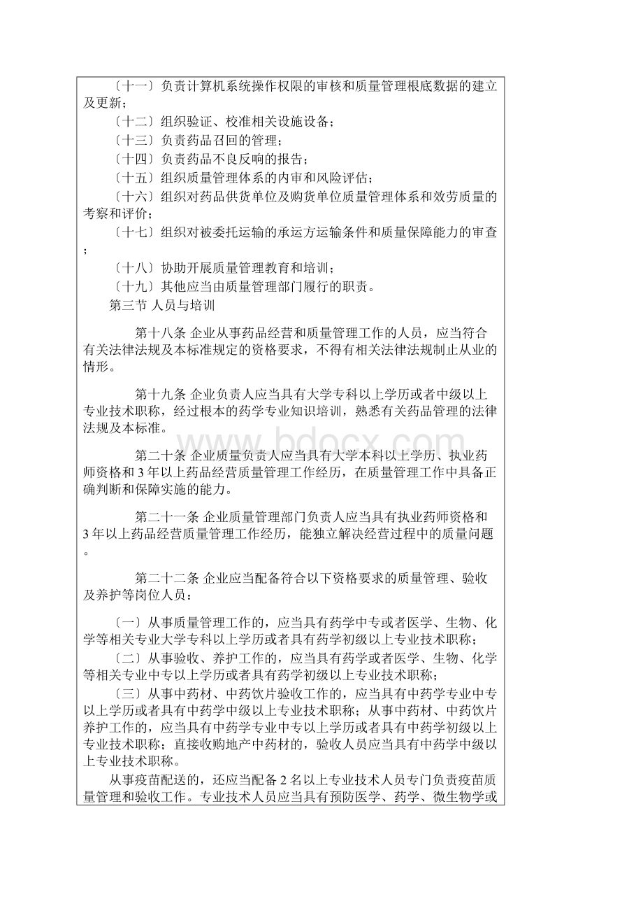 药品经营质量管理规范28号令doc.docx_第3页