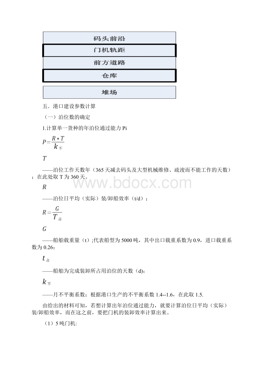 港口装卸工艺与组织实训报告Word文件下载.docx_第3页