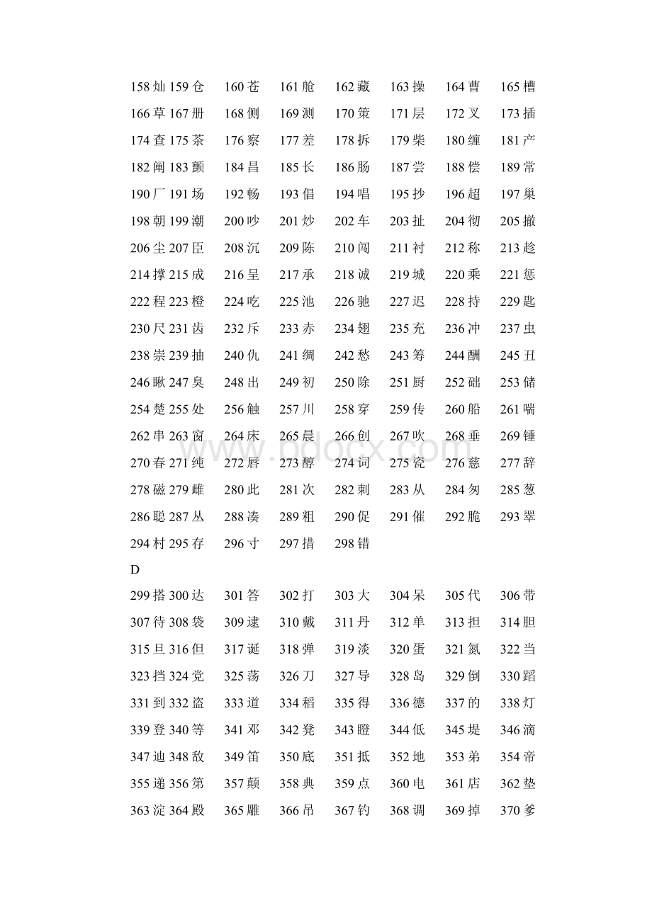 新课标常用汉字3500个.docx_第2页