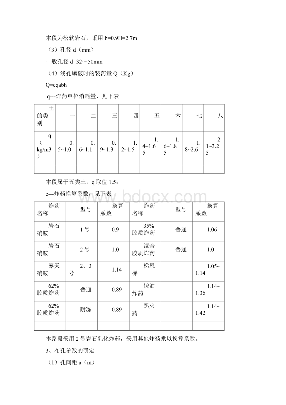 石方开挖爆破方案文档格式.docx_第2页