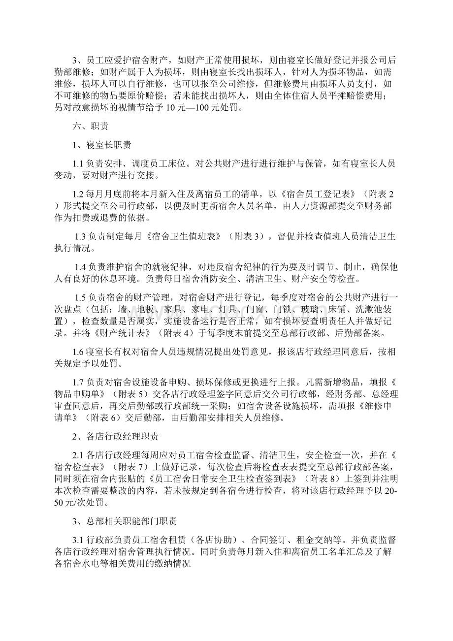 7员工宿舍管理制度修订Word文档格式.docx_第3页