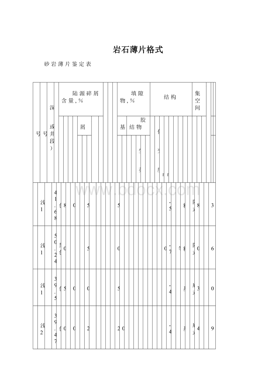 岩石薄片格式.docx_第1页