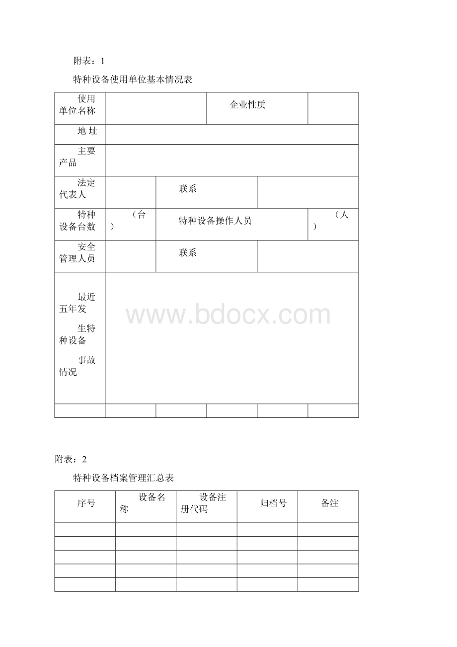 新特种设备安全管理总台帐Word格式.docx_第2页