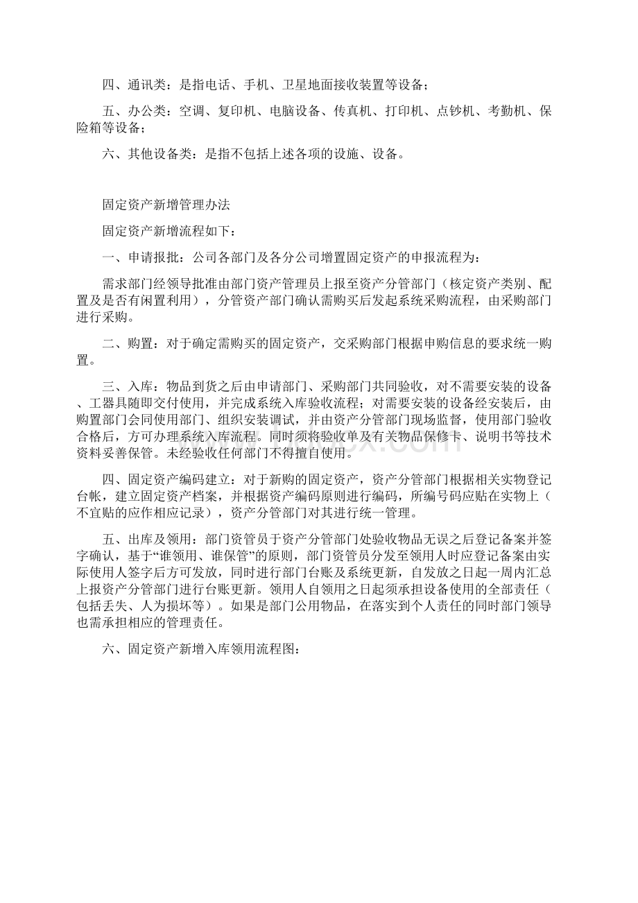 固定资产管理细则及相关流程完整版总33页.docx_第2页