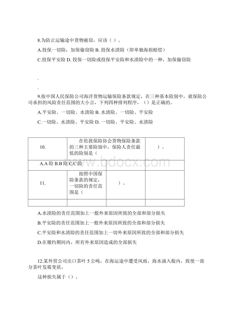 进出口贸易实务习题及解答.docx_第3页