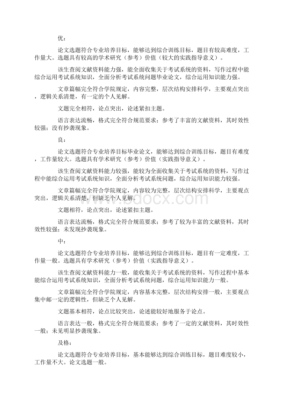 英语专业毕业论文评语.docx_第2页