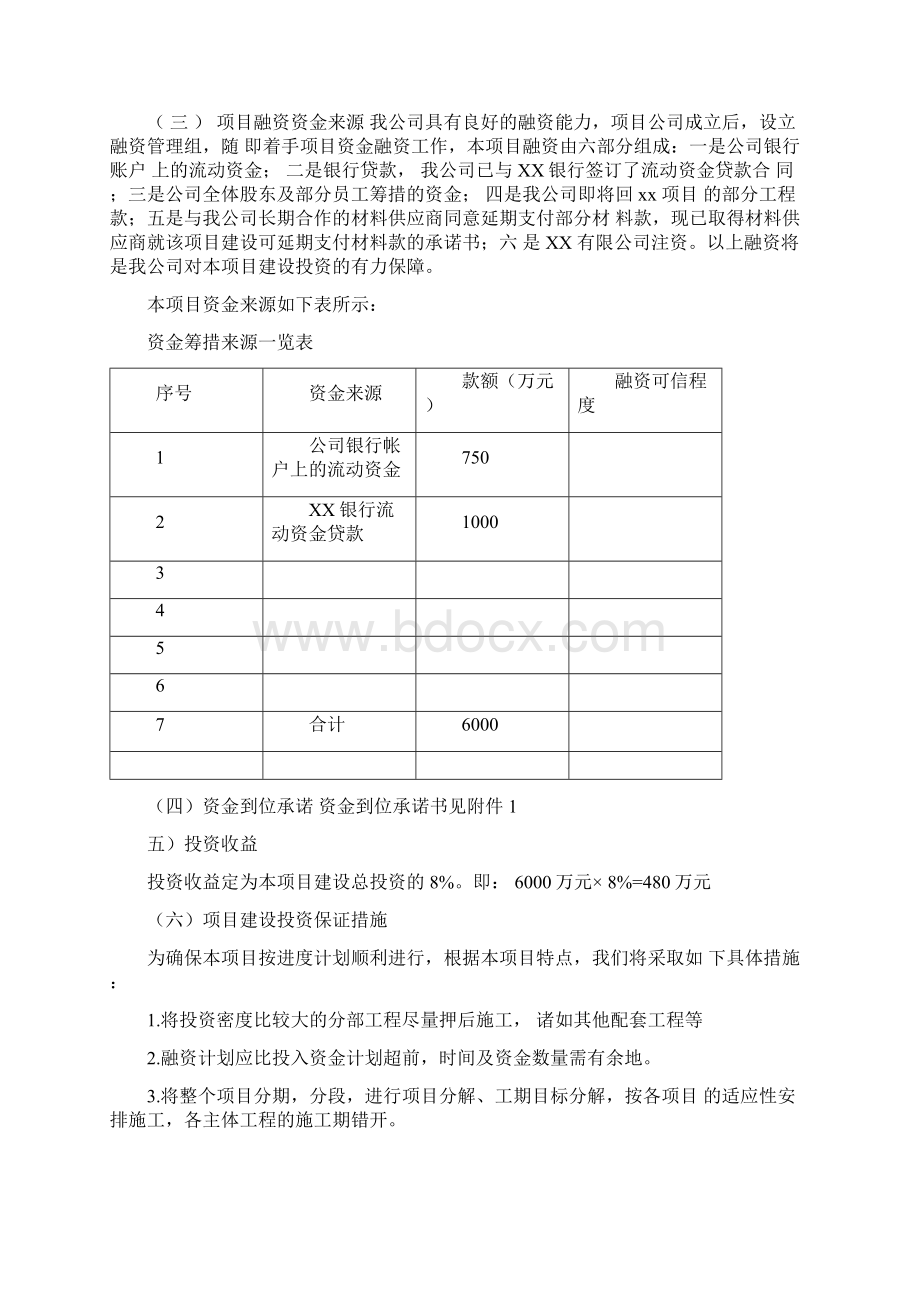 完整版项目申报资金筹措方案Word文件下载.docx_第3页