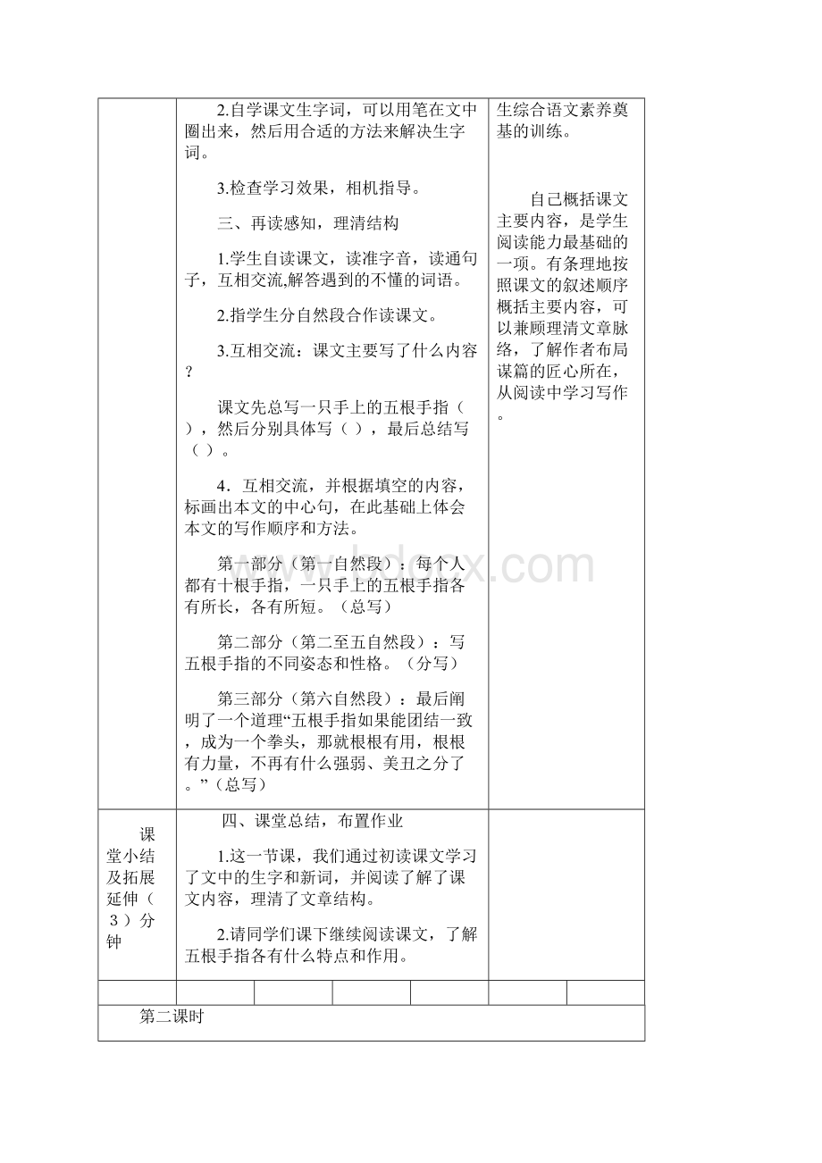 部编版语文五年级下册手指教案精品文档格式.docx_第3页