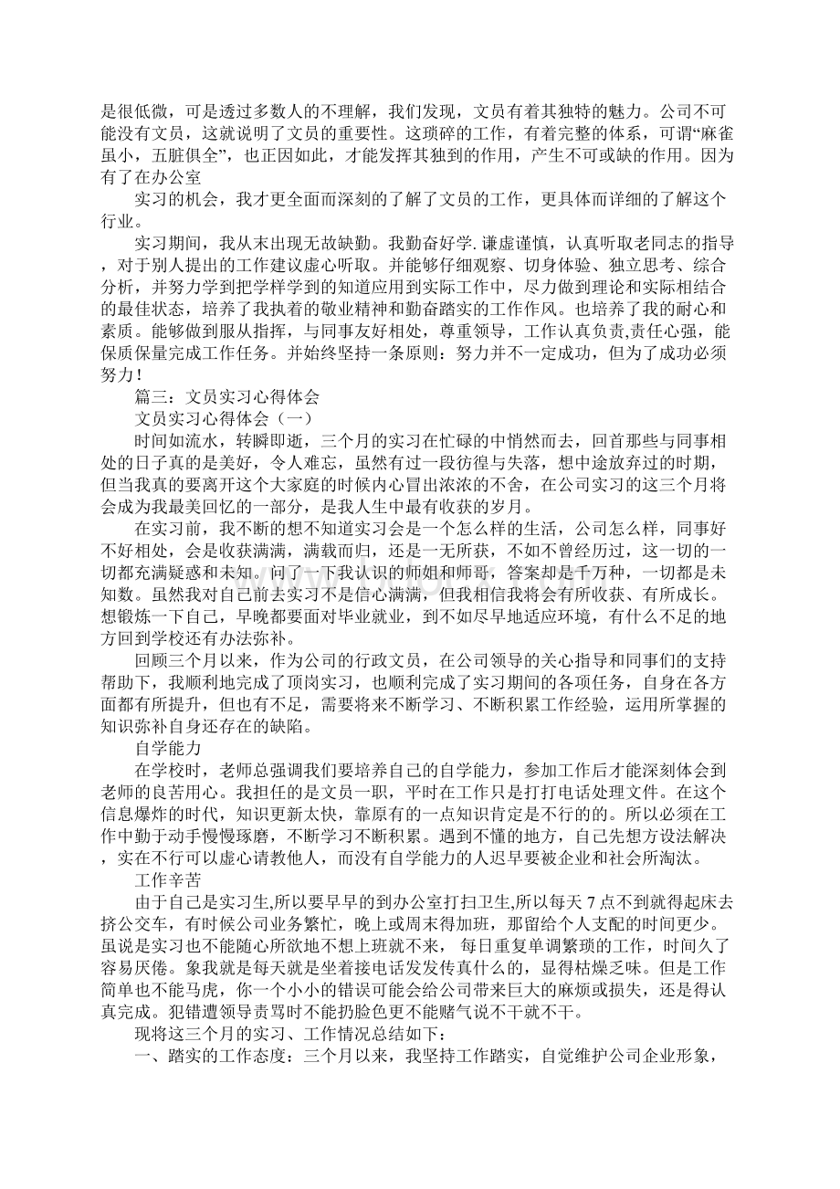 文员实习个人总结.docx_第3页