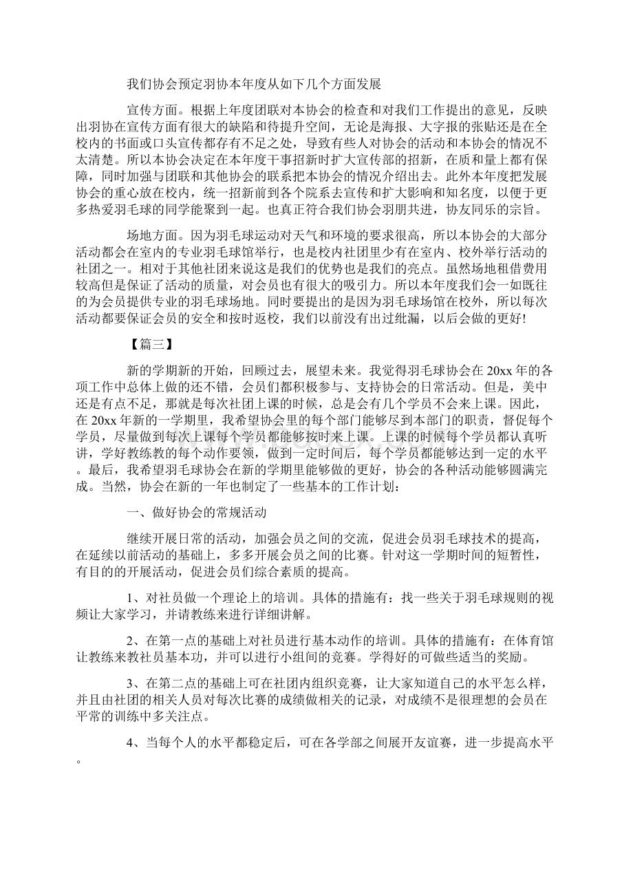 羽毛球协会工作计划范文.docx_第3页