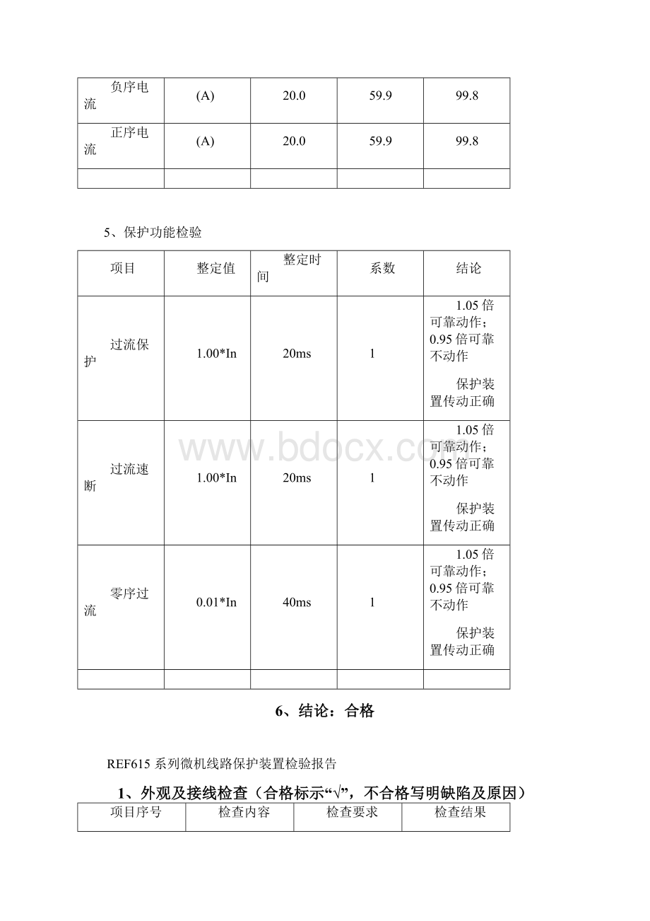 楚雄开发区环网柜更换工程二次调试记录Word文件下载.docx_第3页