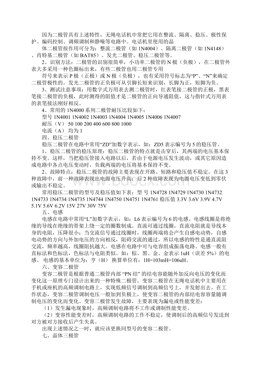 电子元器件基础知识电子专业英语术语模拟术语表Word文档下载推荐.docx_第2页