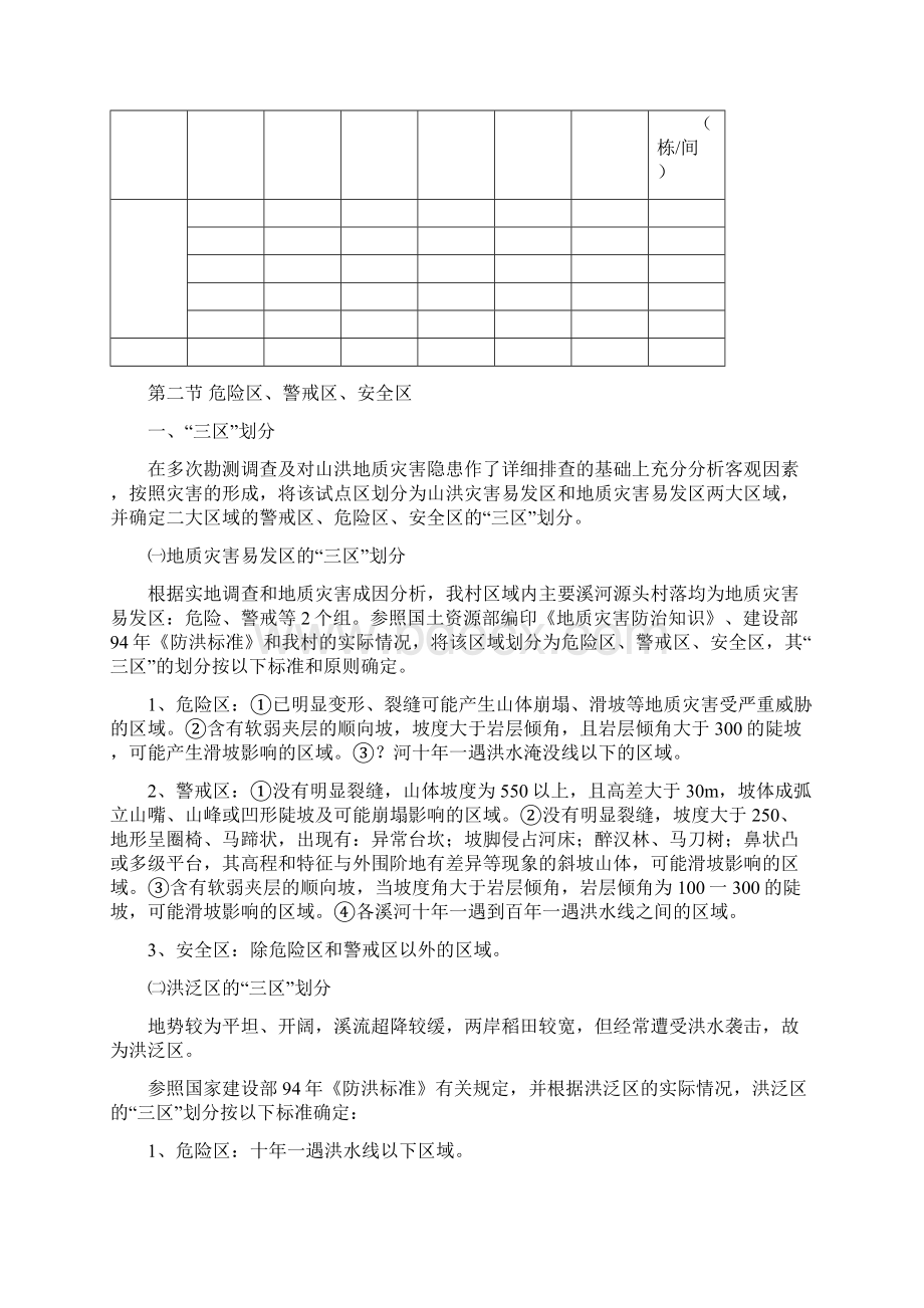 村级山洪灾害防御预案样本13页word资料.docx_第3页