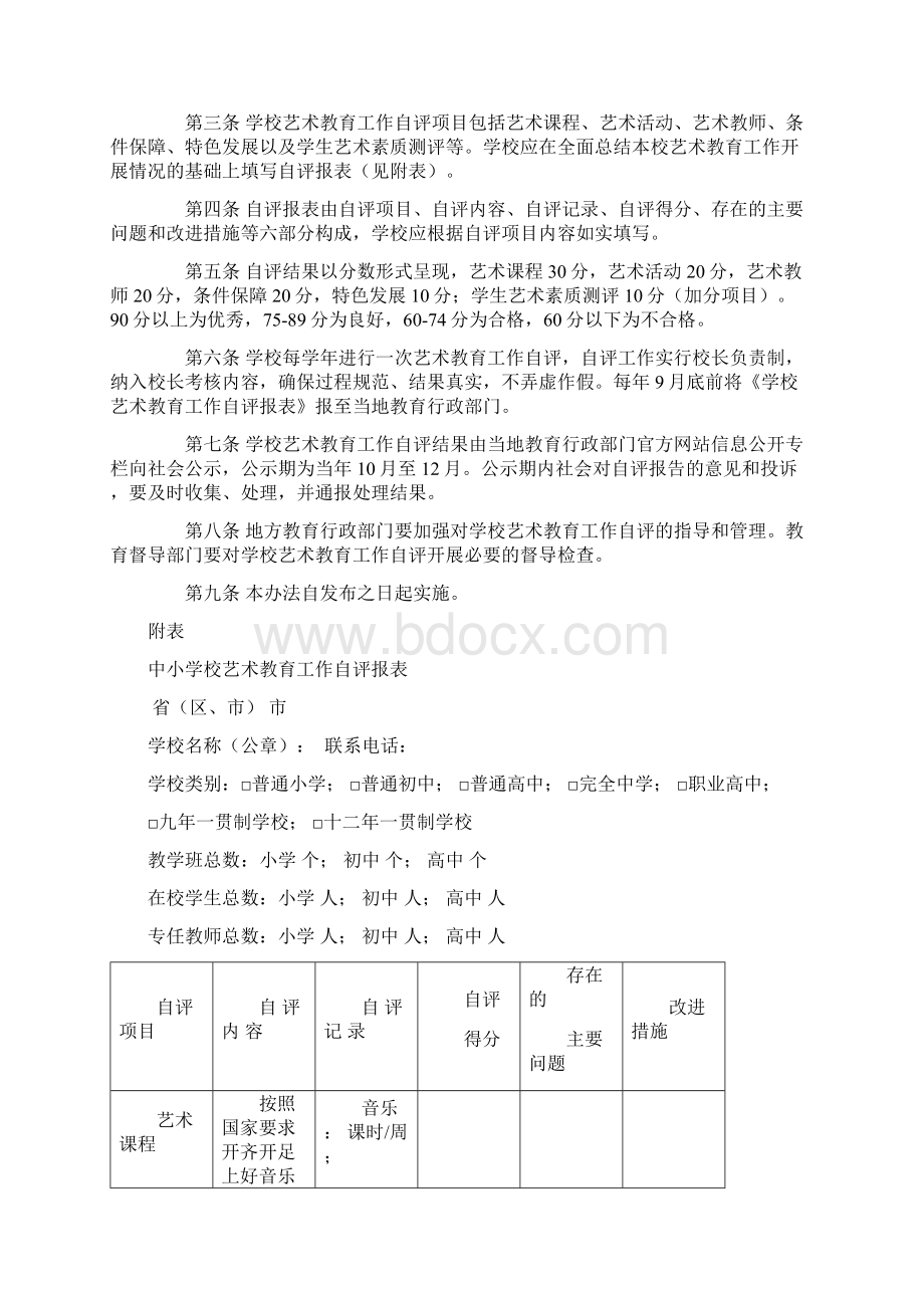 中小学生艺术素质测评办法.docx_第3页