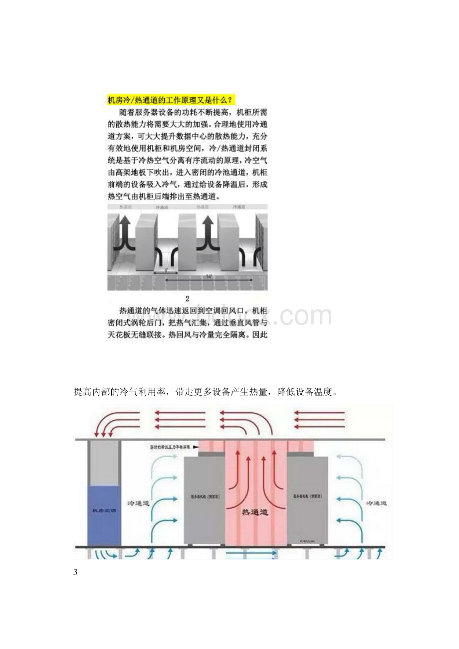 什么是机房冷热通道封闭系统机房为什么需要冷热通道隔离Word下载.docx_第2页