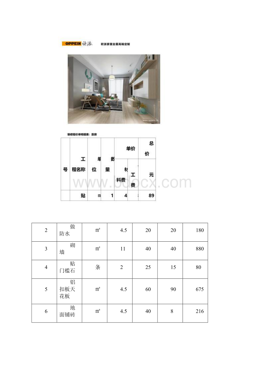 装修报价单明细表全包装修报价Word格式.docx_第3页