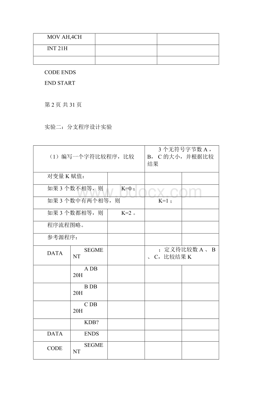 《计算机硬件技术基础》实验答案程序.docx_第3页