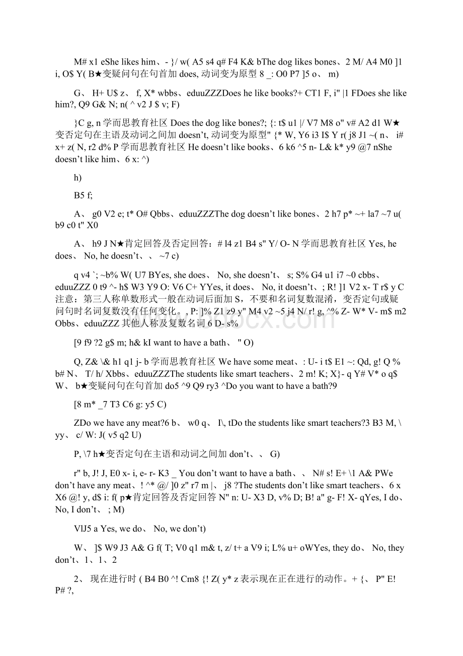 新概念英语一册语法总结.docx_第2页