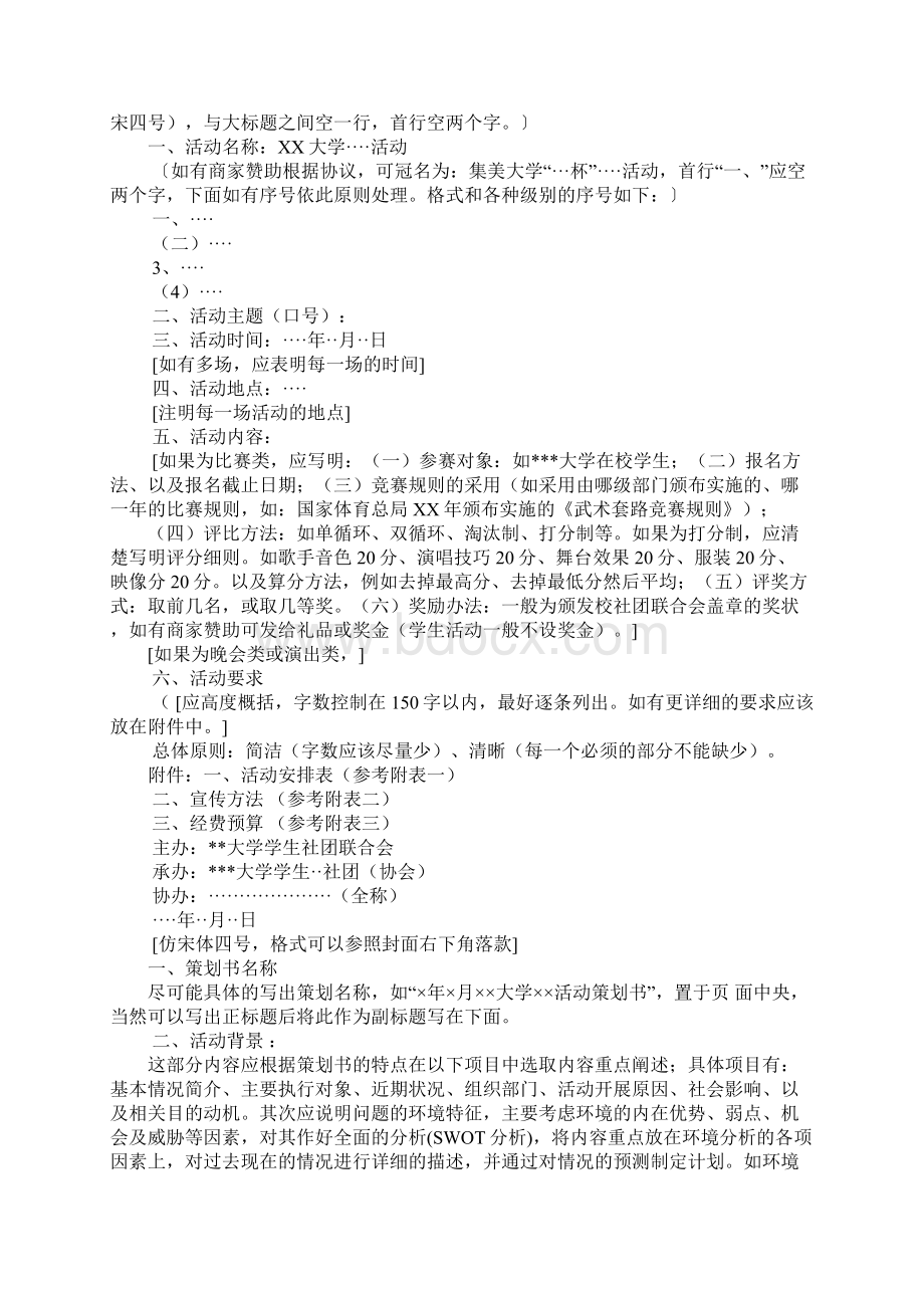 策划书正标题副标题文档格式.docx_第2页