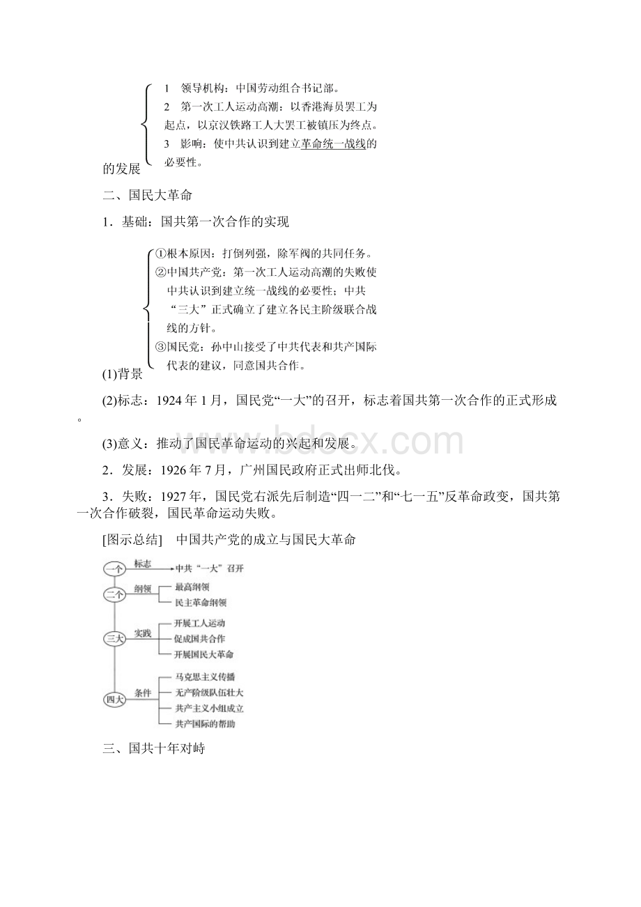 届高考历史一轮复习第四单元科学社会主义理论的创立与东西方的实践考点17新民主主义革命与中国共产党Word文档下载推荐.docx_第2页