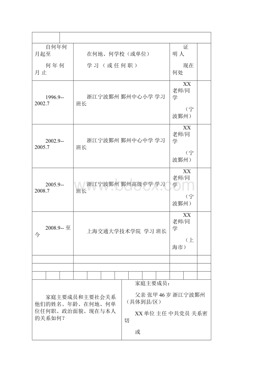 高等学校毕业登记表填写模板.docx_第3页