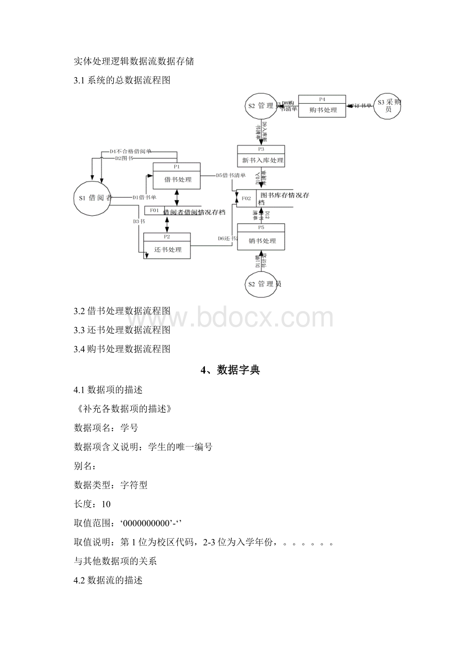 图书馆管理系统数据库设计.docx_第2页