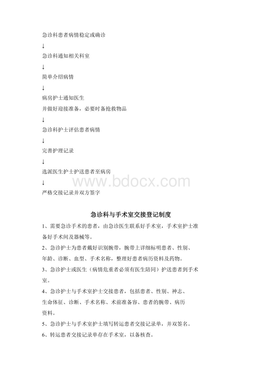 转科交接登记规章制度与流程Word下载.docx_第2页