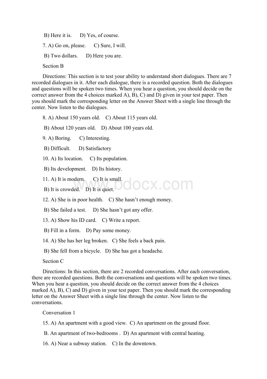 度高等学校英语应用能力考试B级含参考材料标准答案.docx_第2页