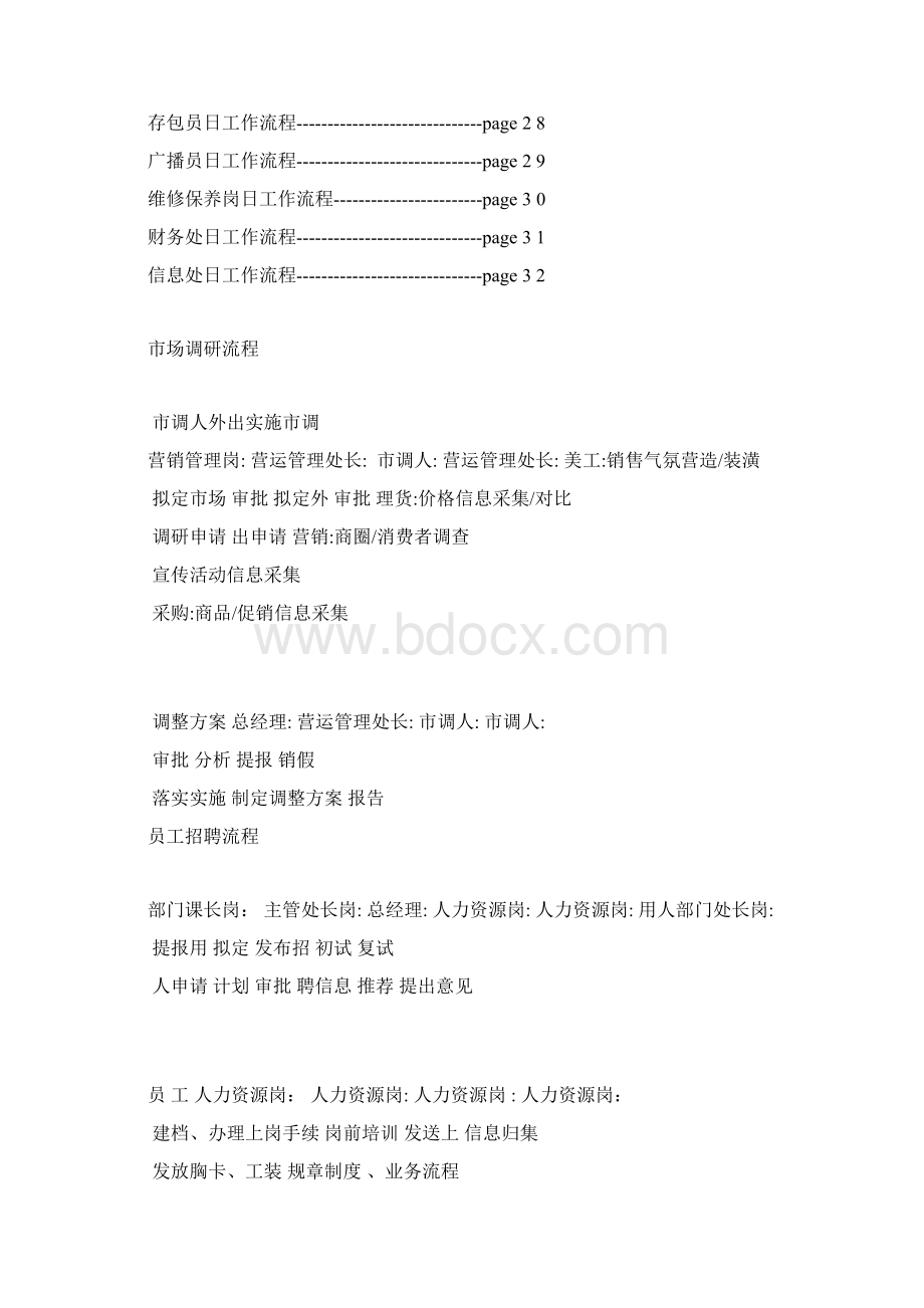 商场各部门管理流程图Word下载.docx_第2页