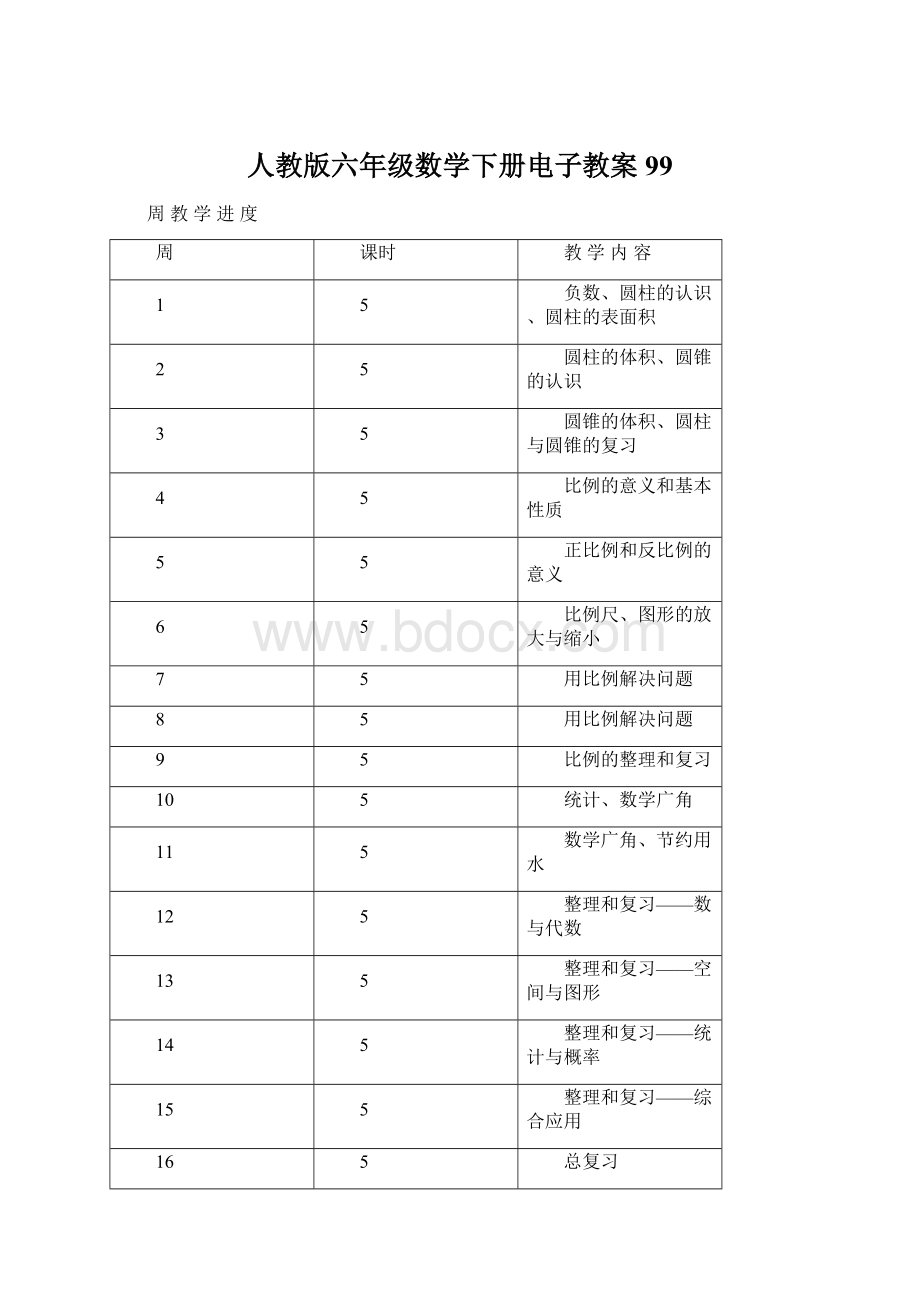 人教版六年级数学下册电子教案99文档格式.docx_第1页