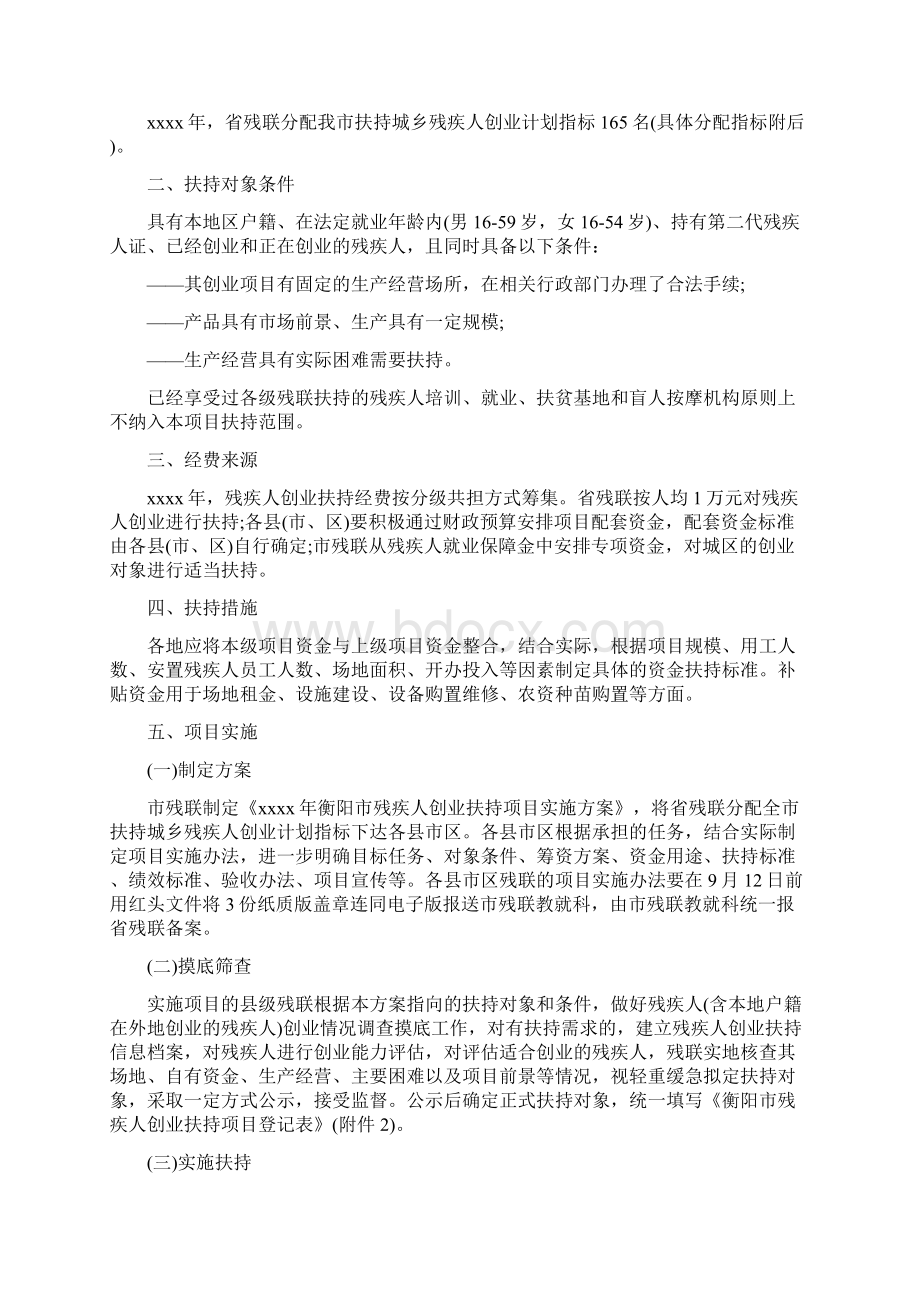 残疾人创业扶持方案参考范本.docx_第3页