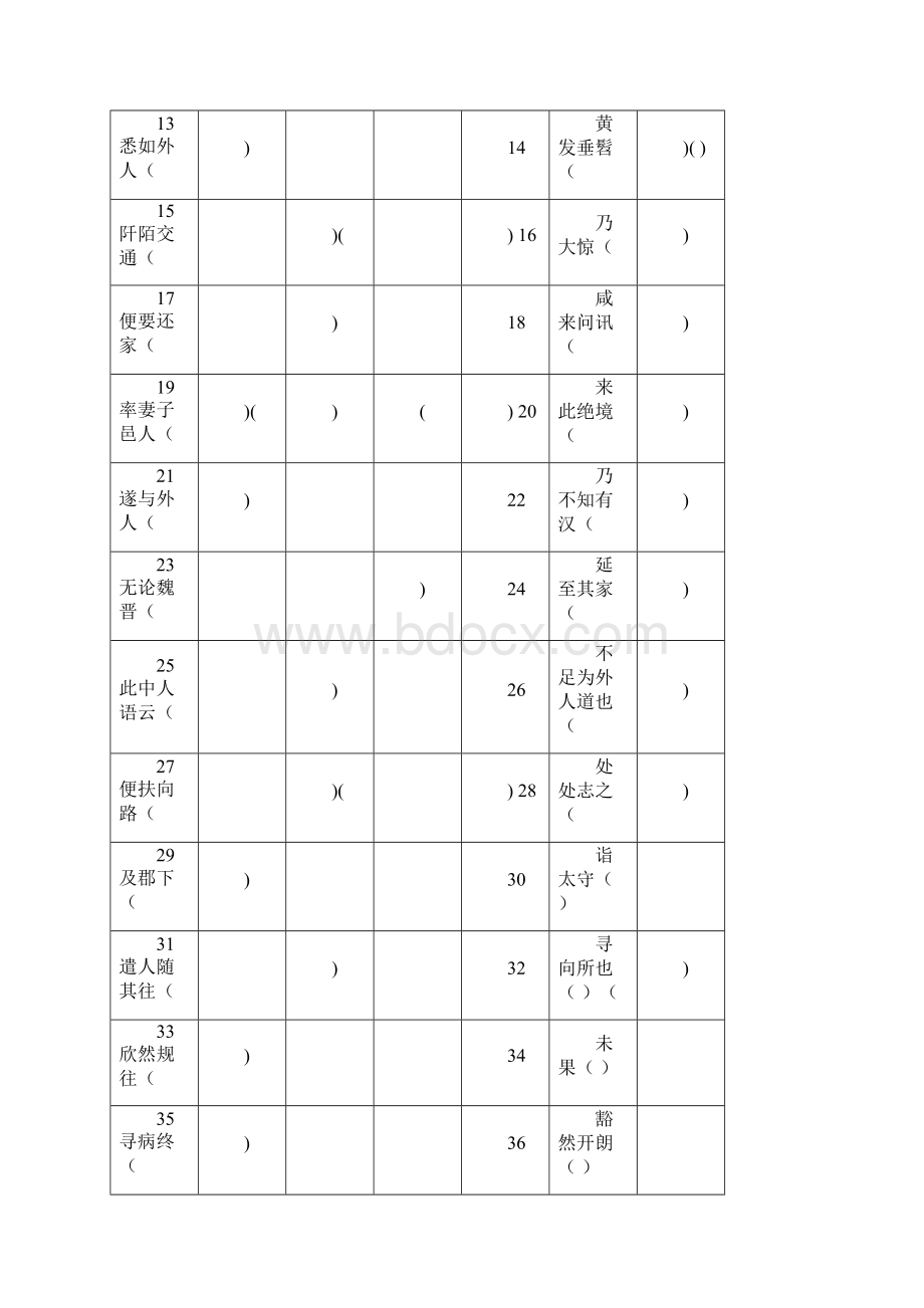 21《桃花源记》练习题含答案.docx_第2页