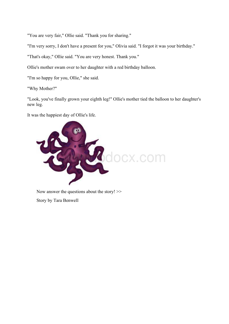 14 The Lucky Octopus.docx_第3页