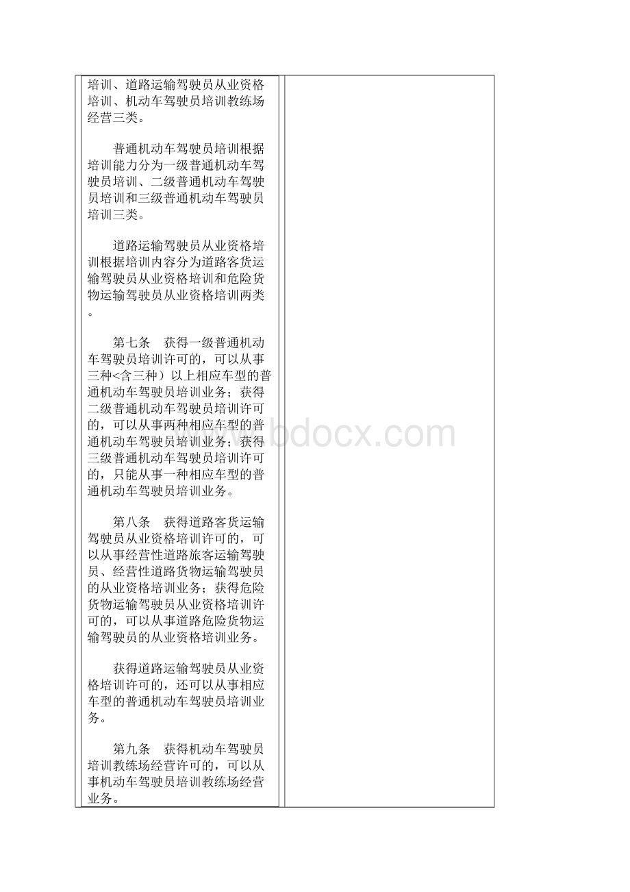 机动车驾驶员培训规定Word格式.docx_第3页