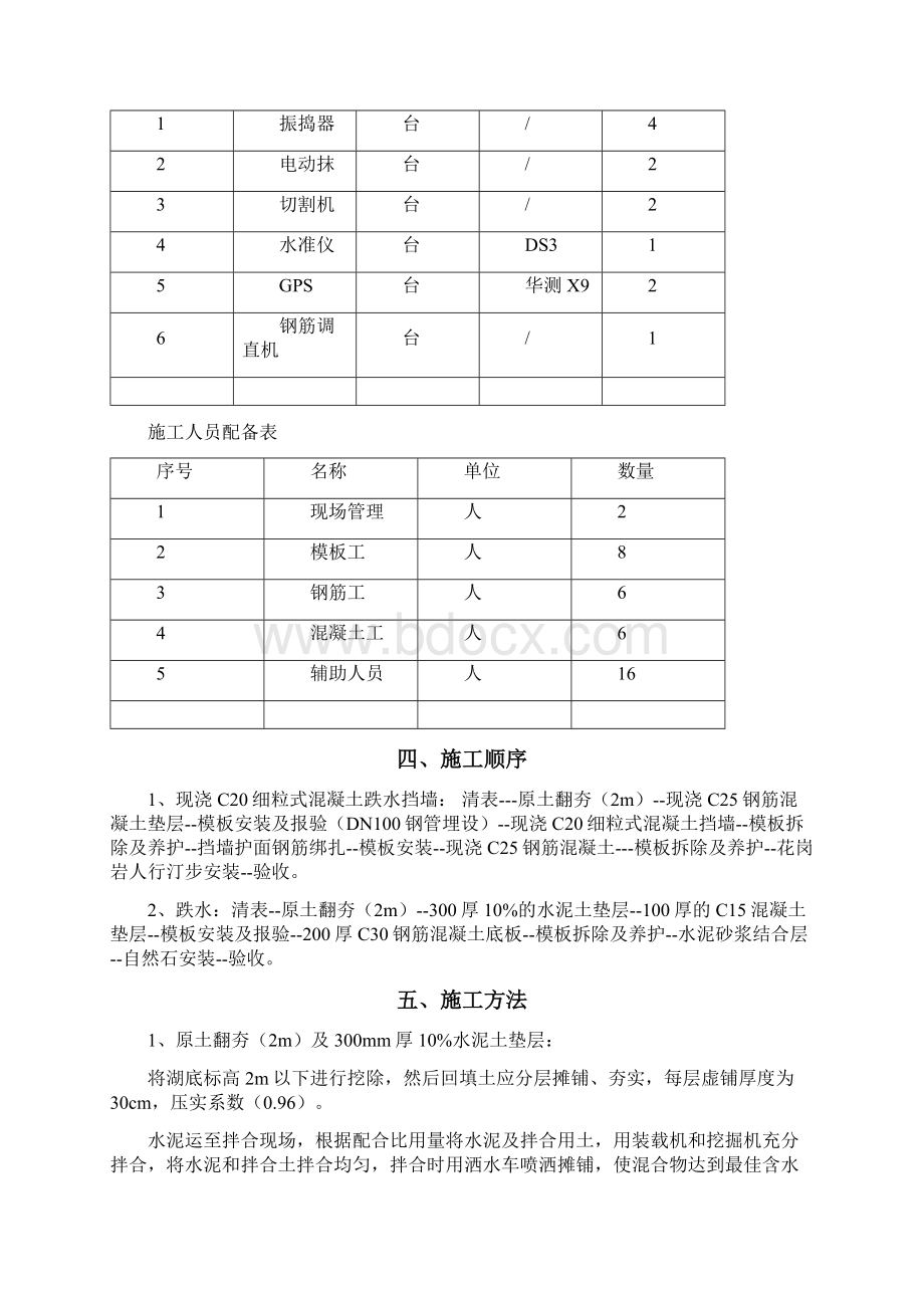 跌水专项施工方案Word格式.docx_第3页