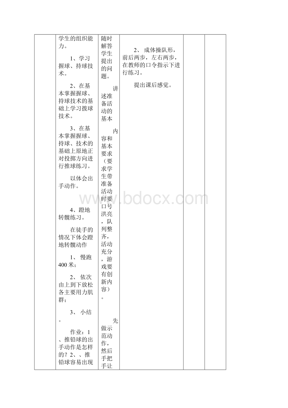 乳山市府前中学田径训练教案.docx_第2页