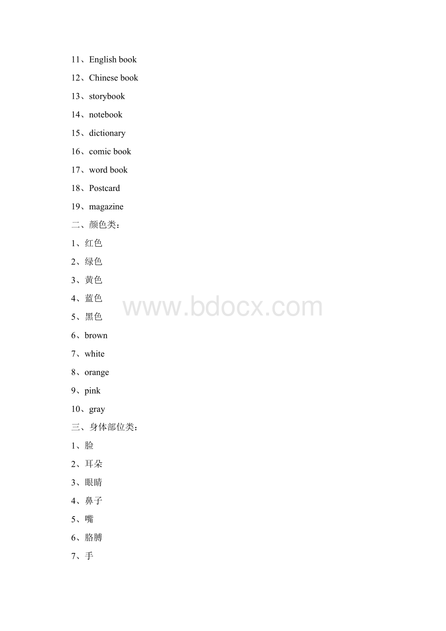 最新小升初英语常考名词汇总复习题配答案.docx_第2页