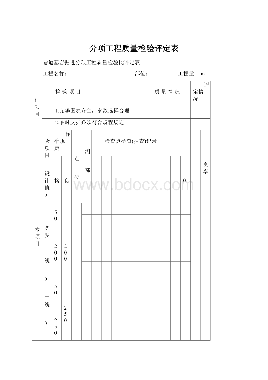 分项工程质量检验评定表.docx